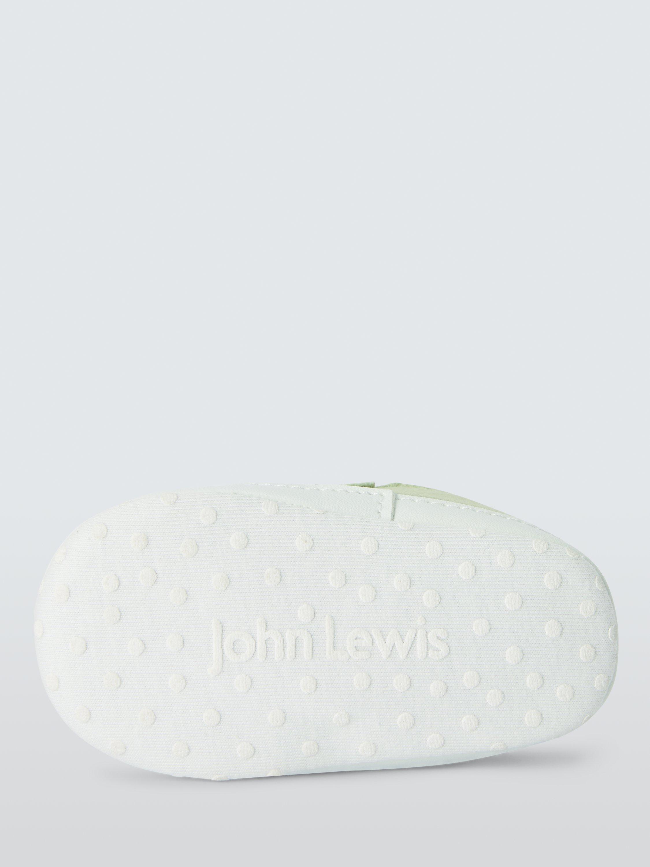 Product image 3 of 3, which shows John Lewis Baby Lion Shoes, Green, 0-3 months
