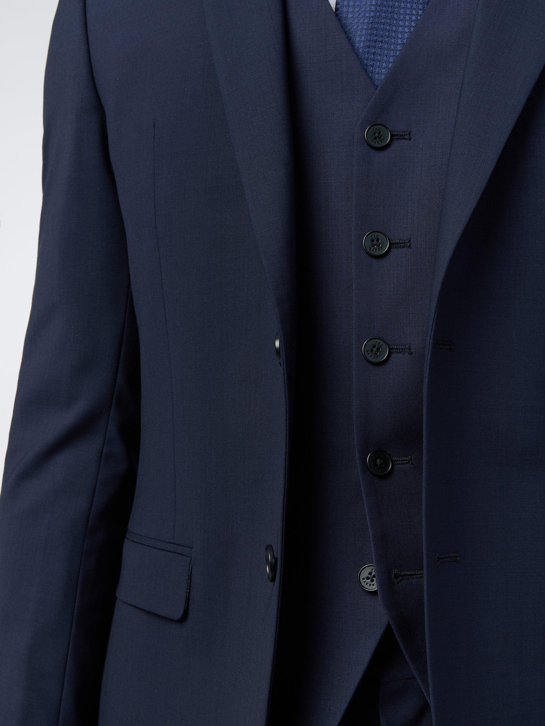 Product image 5 of 7, which shows Ted Baker Performance Slim Fit Wool Blend Panama Suit Jacket, Navy, 38S