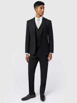 Ted Baker Performance Slim Fit Wool Blend Panama Suit Jacket - view 2, Black