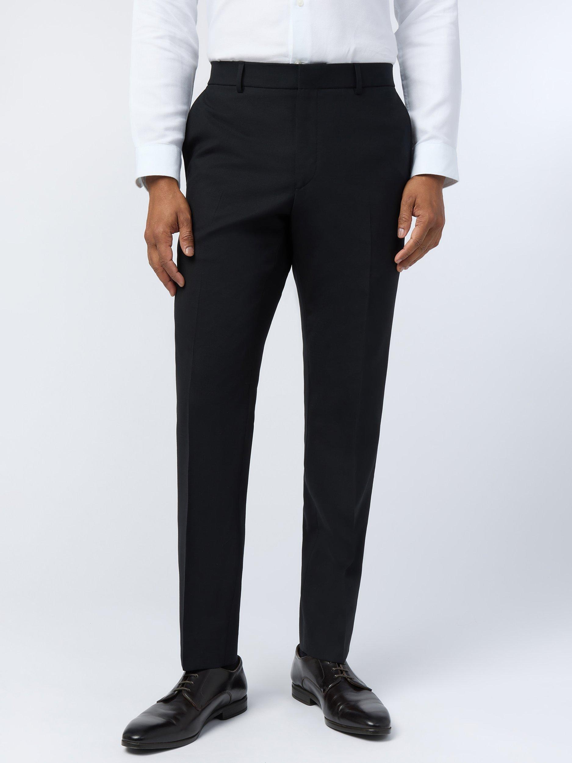 Product image 1 of 2, which shows Ted Baker Performance Slim Fit Panama Wool Blend Suit Trousers, Black, 32S