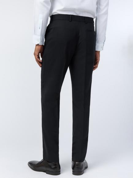 Ted Baker Performance Slim Fit Panama Wool Blend Suit Trousers - view 2, Black