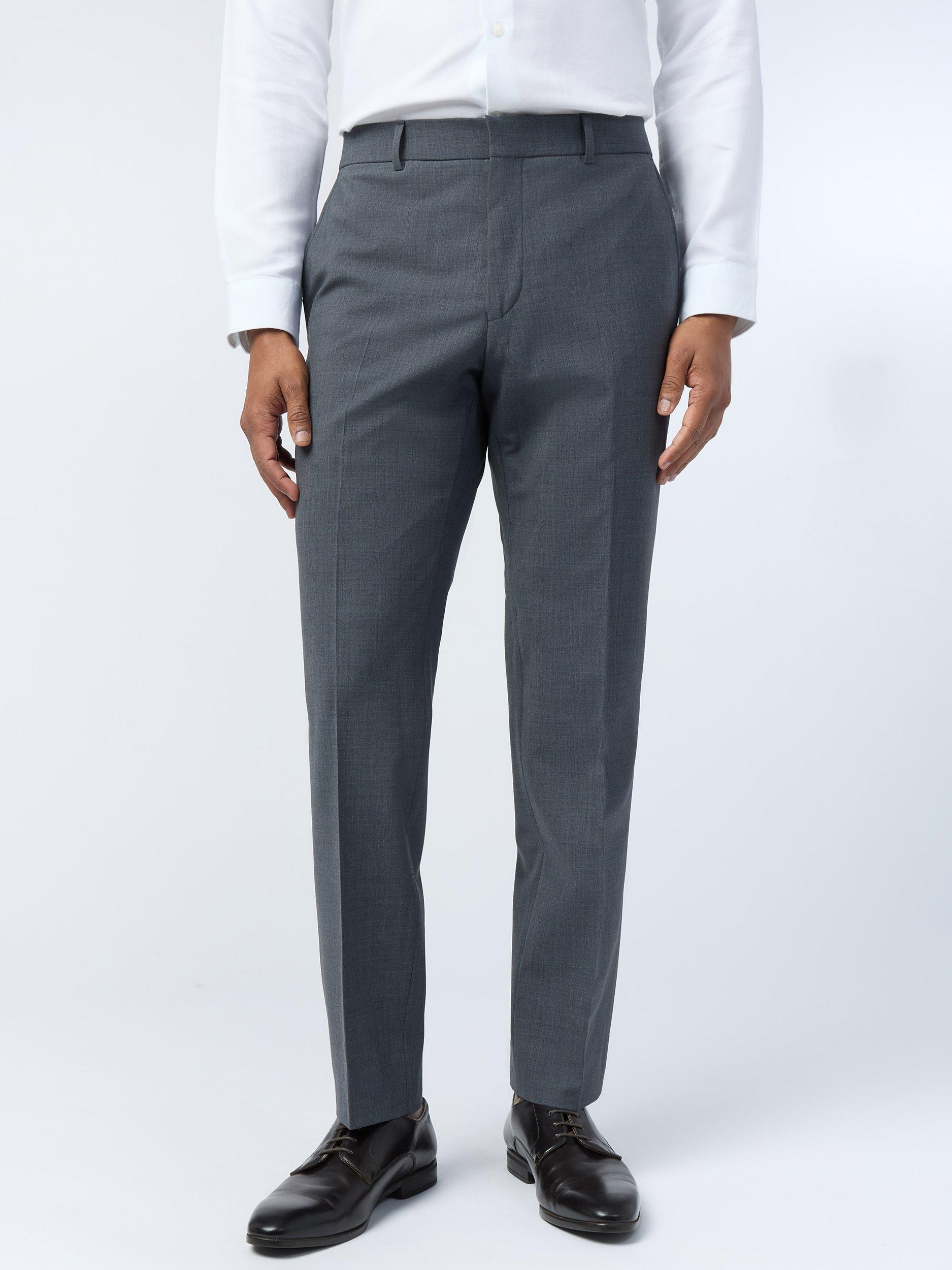 Product image 1 of 2, which shows Ted Baker Performance Slim Fit Panama Wool Blend Suit Trousers, Charcoal, 32S