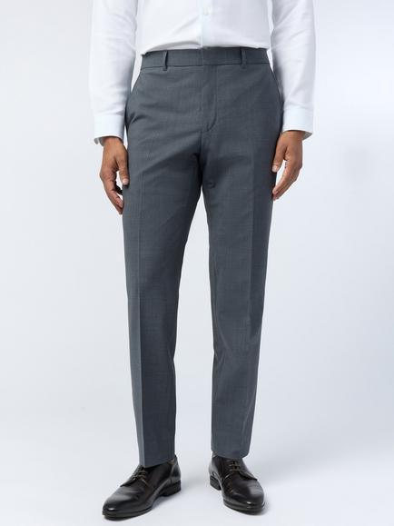 Ted Baker Performance Slim Fit Panama Wool Blend Suit Trousers, Charcoal