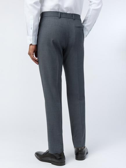 Ted Baker Performance Slim Fit Panama Wool Blend Suit Trousers - view 2, Charcoal