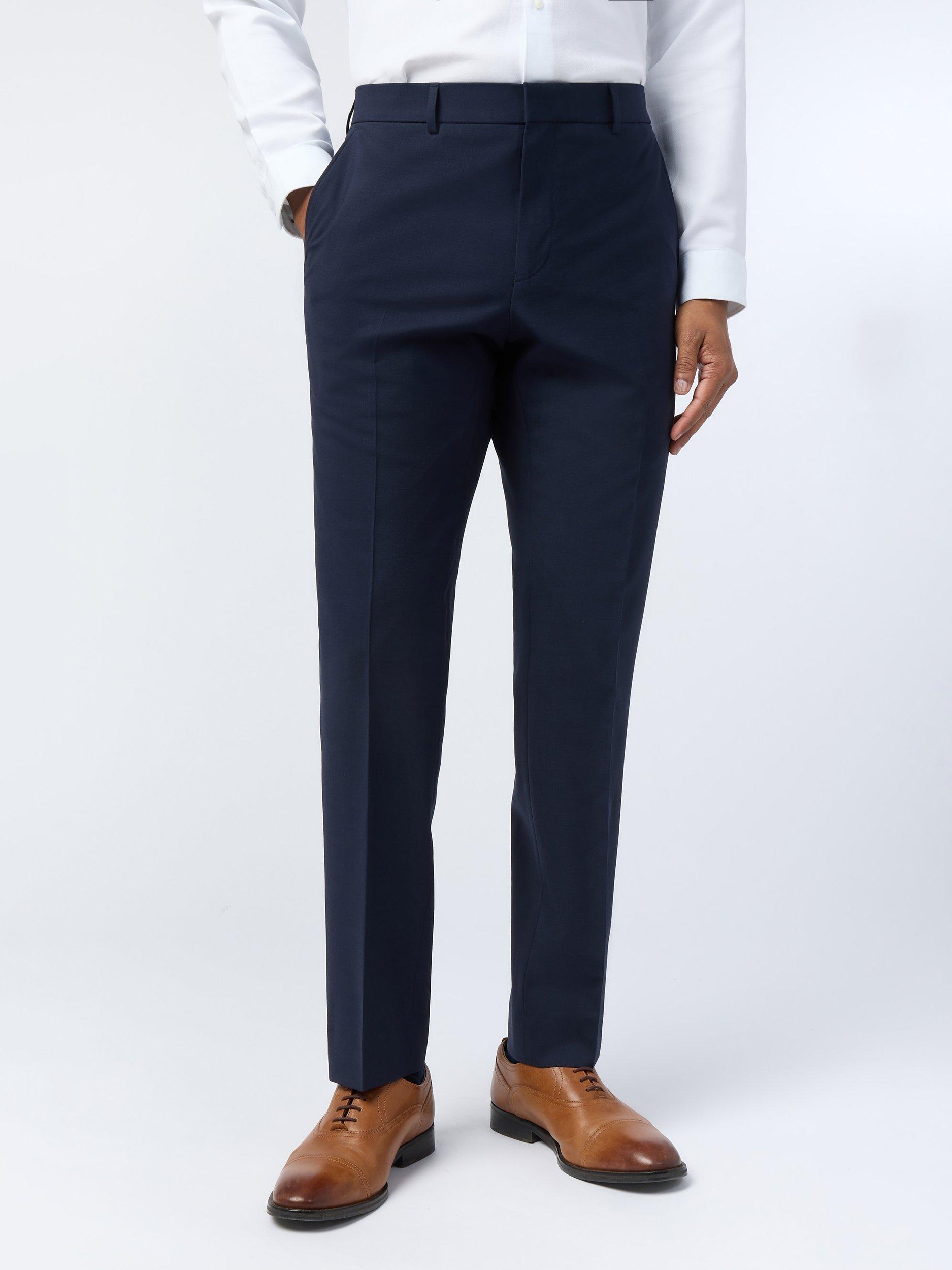 Product image 1 of 2, which shows Ted Baker Performance Slim Fit Panama Wool Blend Suit Trousers, Navy, 32S