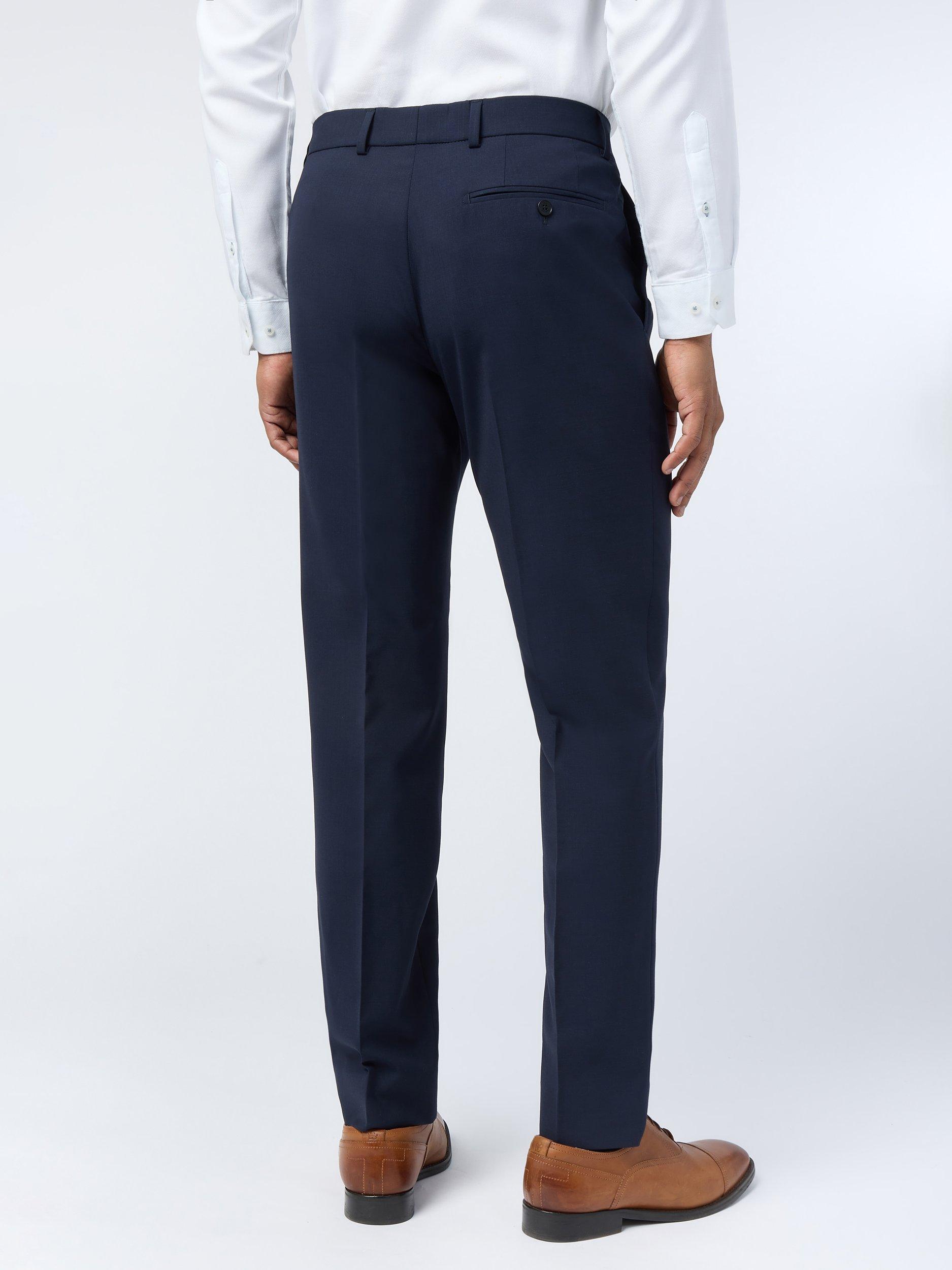 Product image 2 of 2, which shows Ted Baker Performance Slim Fit Panama Wool Blend Suit Trousers, Navy, 32S