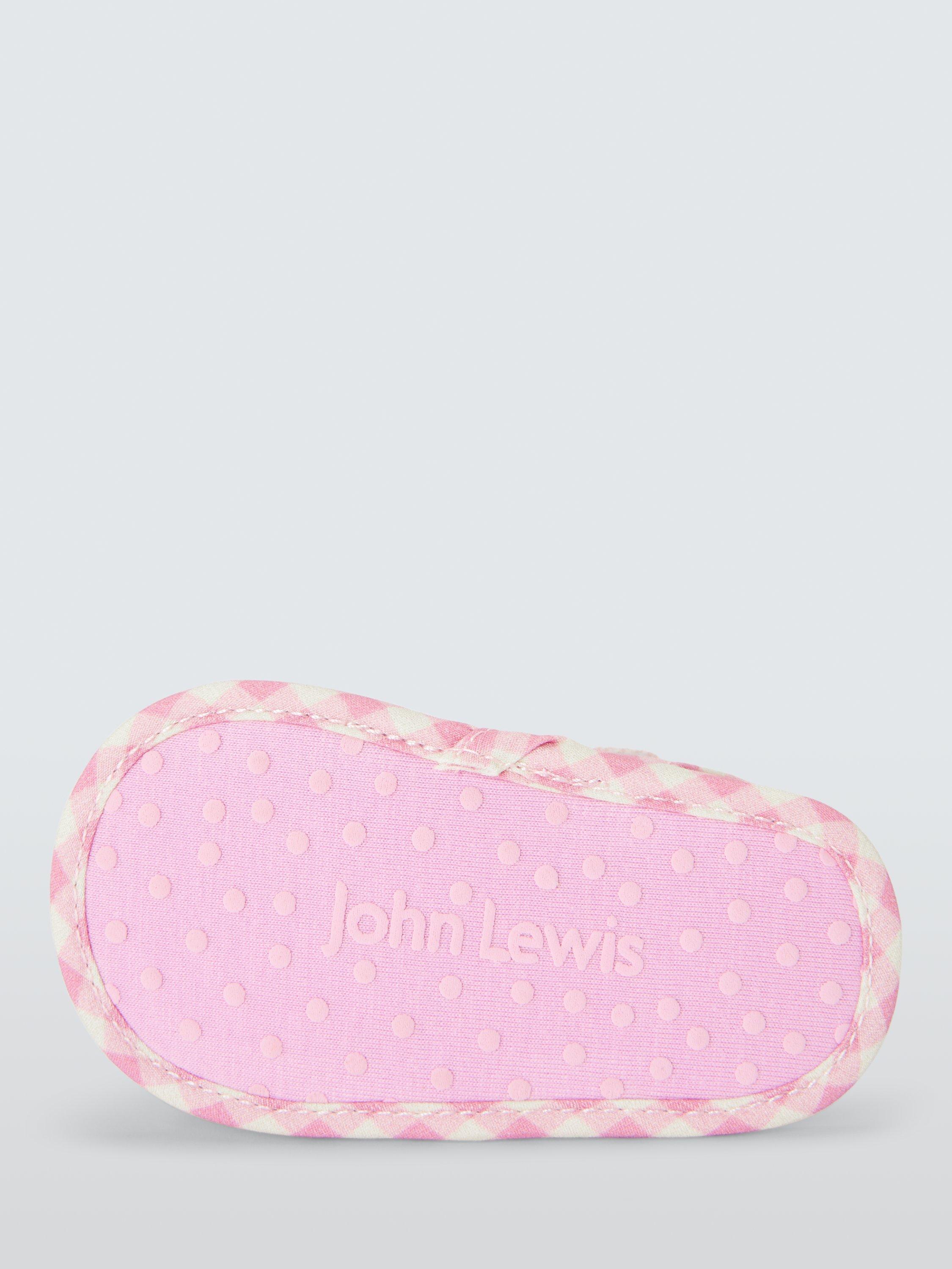 Product image 3 of 3, which shows John Lewis Baby Strawberry Sandals, Pink, 0-3 months