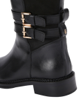 Kurt Geiger London Trying Leather Knee High Boots, Black