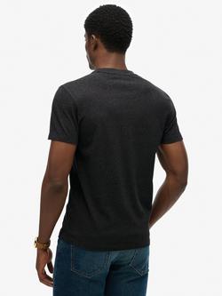 Superdry Essential Logo Cotton T-Shirt - view 2, Black Marl