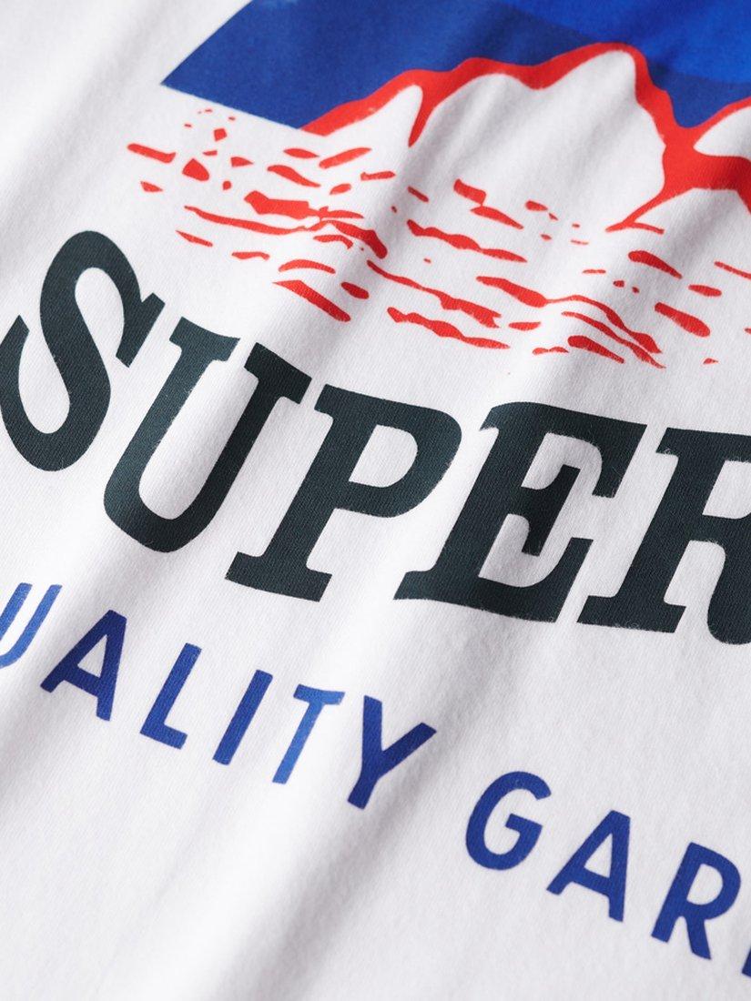 Product image 5 of 5, which shows Superdry Great Outdoors Relaxed Cotton T-Shirt, Optic, S