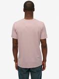 Superdry Cotton Athletic Embossed Relaxed Fit T-Shirt, Dusky Pink