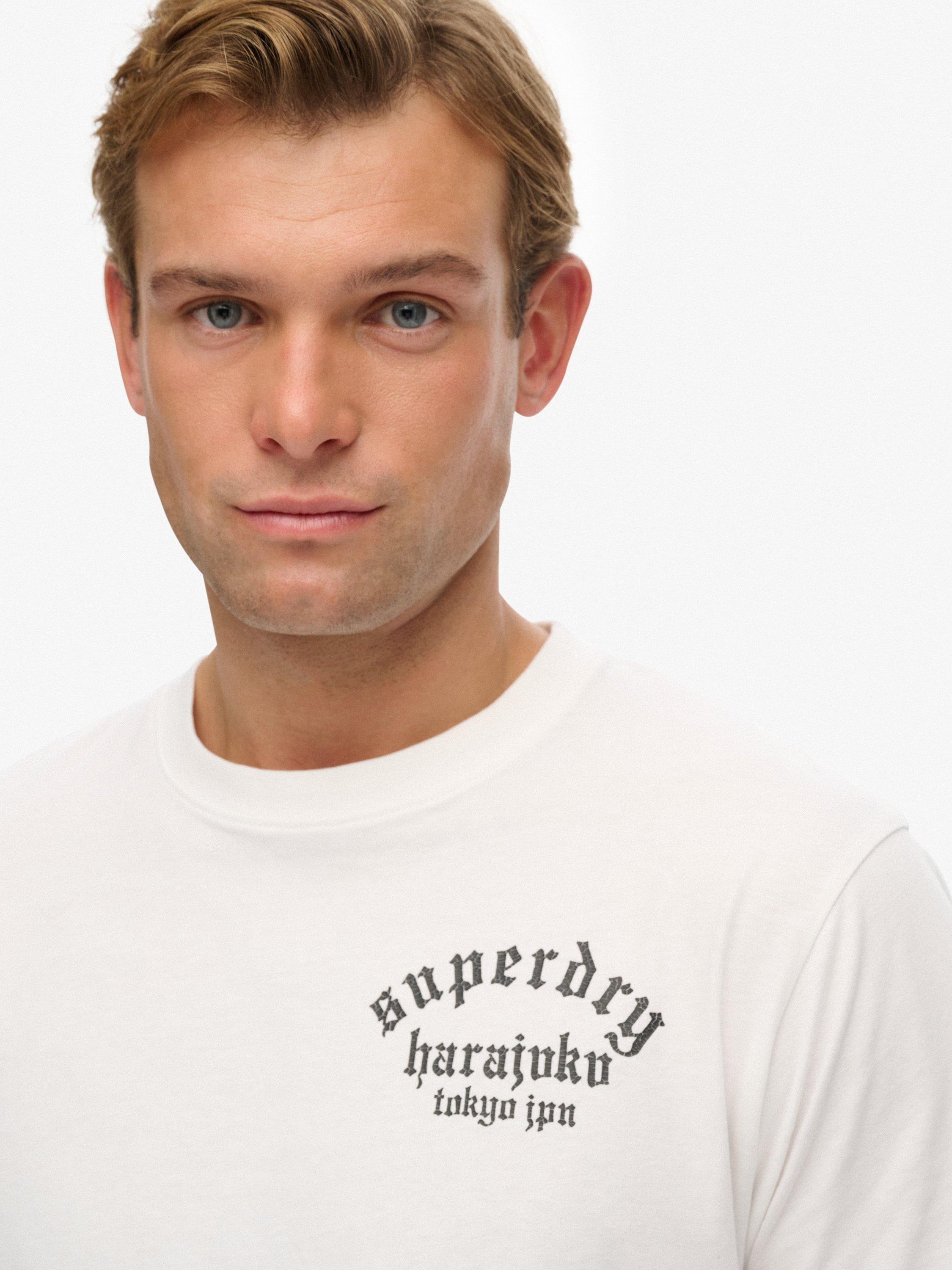 Product image 4 of 5, which shows Superdry Tattoo Loose T-Shirt, Optic, S
