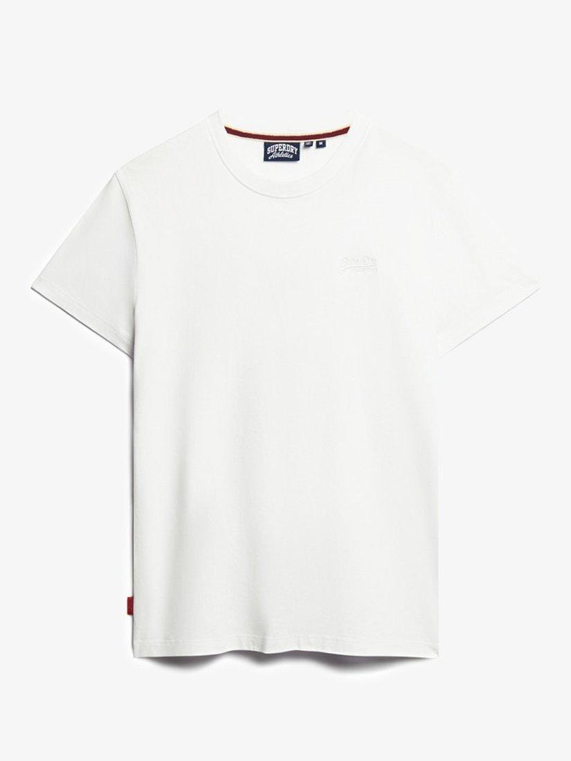 Product image 2 of 3, which shows Superdry Regular Fit Short Sleeve Cotton T-Shirt, Pack of 3, White, S