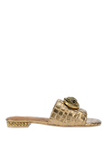 Kurt Geiger London Chelsea Flat Sandals, Gold