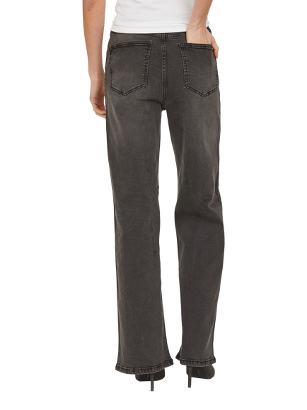 Sisters Point Owi Wide Jeans, Mid Grey - view 2, Mid Grey