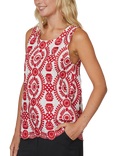 Sisters Point Gilma Embroidered Vest Top, Multi
