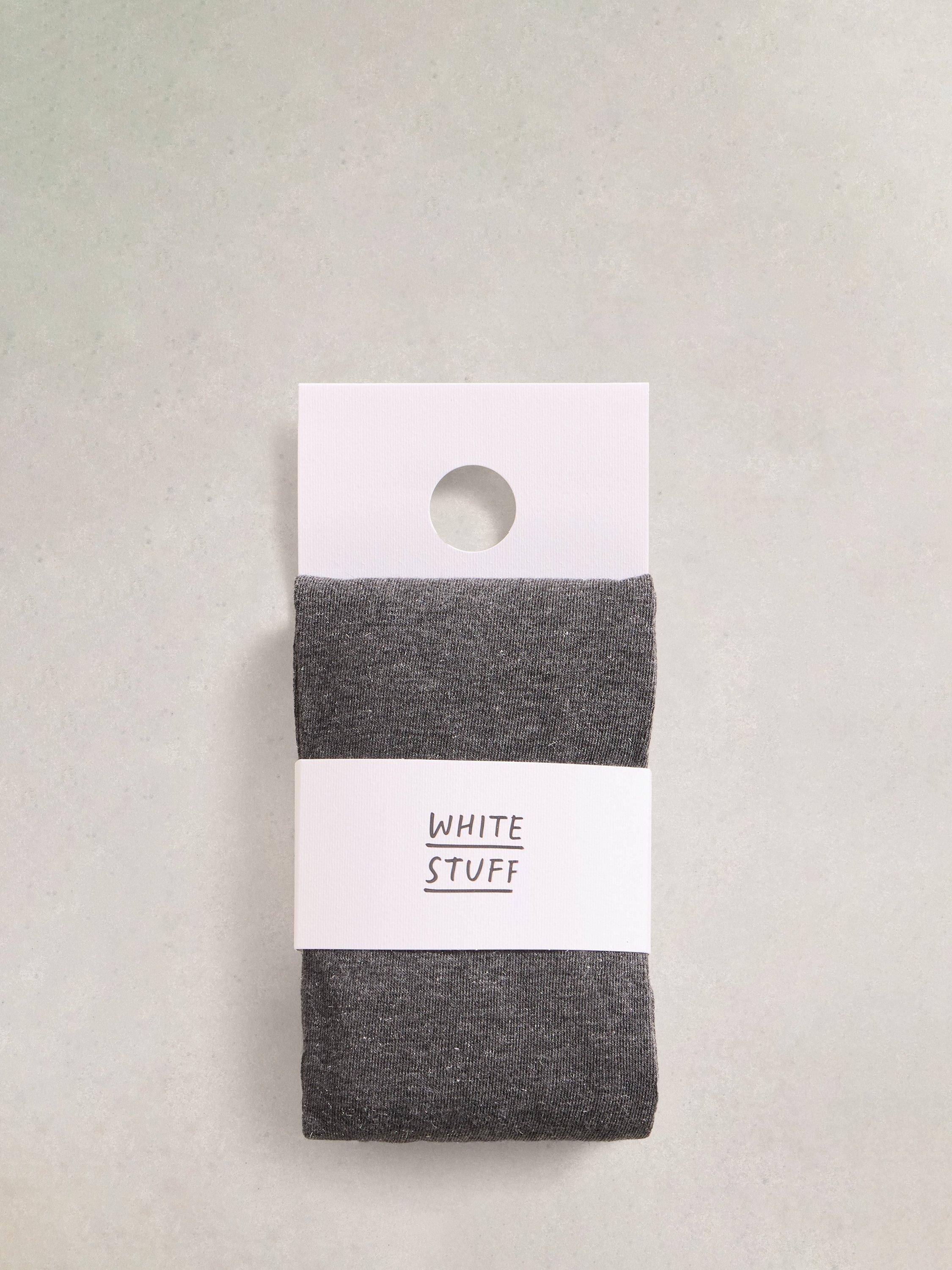 Product image 1 of 2, which shows White Stuff Sienna Tights, Charcoal Grey, S
