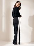 Truly Wide Leg Stripe Trousers