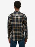 Superdry Cotton Regular Fit Check Lumberjack Shirt, Navy
