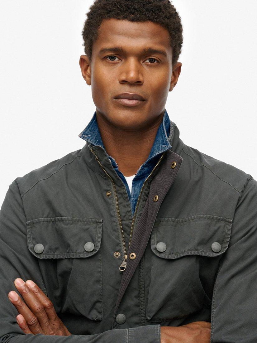 Product image 4 of 6, which shows Superdry Estate 4 Pocket Jacket, Tarmac, S