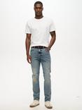 Superdry Slim Fit Selvedge Denim Jeans, Clapham Blue Selvedge