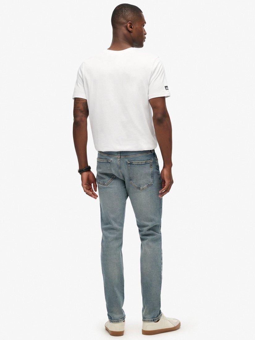 Product image 2 of 6, which shows Superdry Slim Fit Selvedge Denim Jeans, Clapham Blue Selvedge, W30/L30