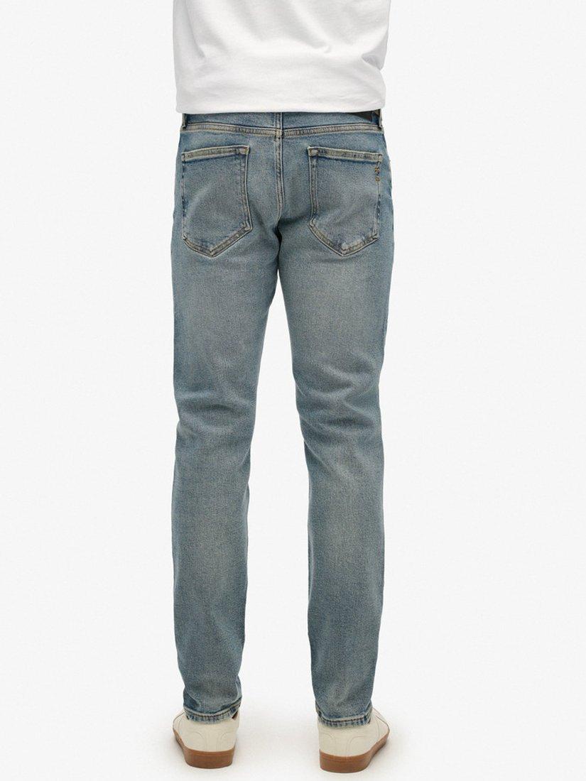 Product image 5 of 6, which shows Superdry Slim Fit Selvedge Denim Jeans, Clapham Blue Selvedge, W30/L30