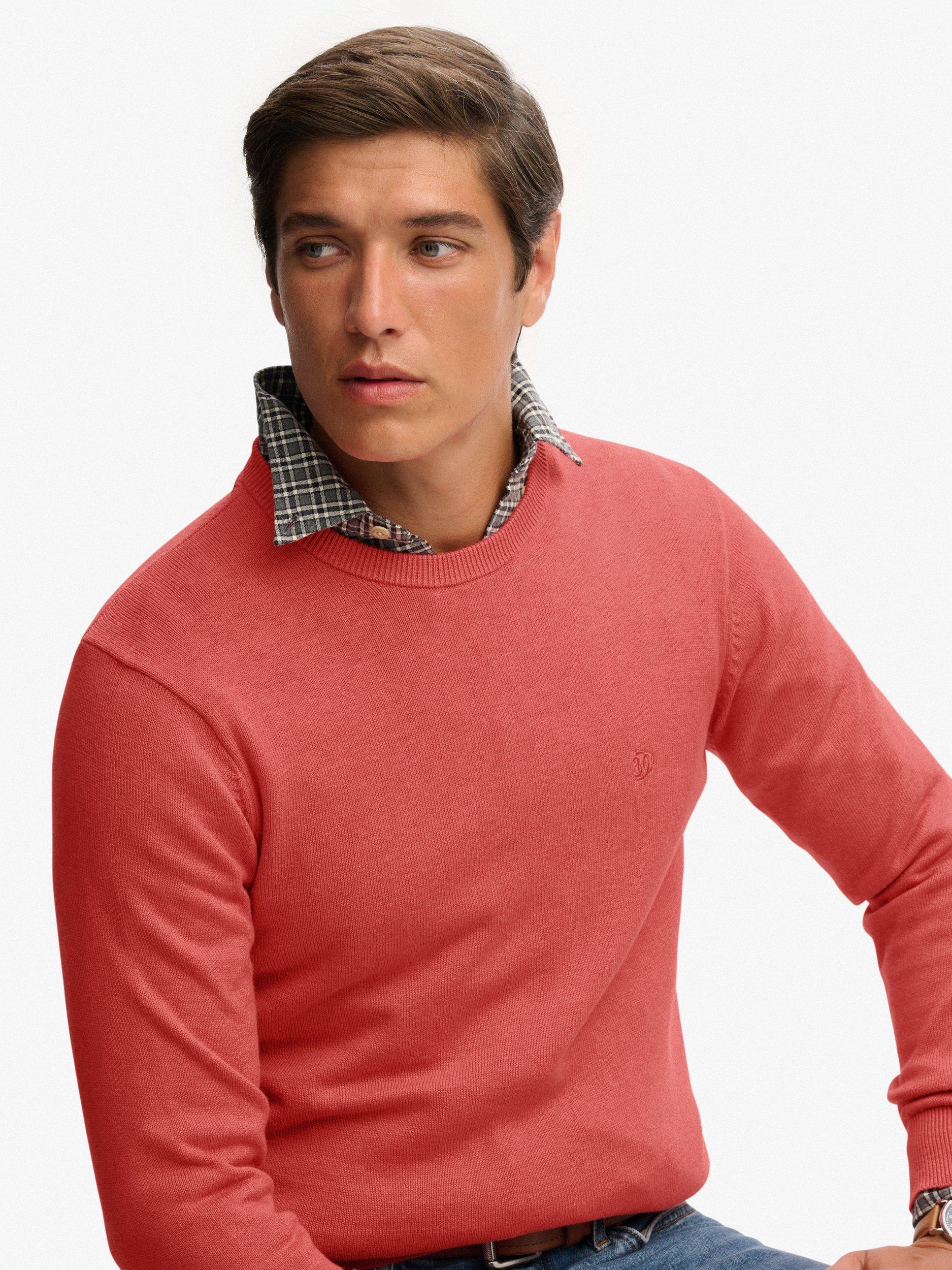 Product image 4 of 5, which shows Superdry Essentials Cotton Jumper, Candy Pink, S