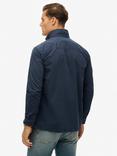 Superdry Cotton Regular Fit Military Shirt, French Navy