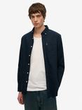 Superdry Essentials Cotton Regular Fit Oxford Shirt, Eclipse Navy