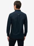 Superdry Cotton Regular Fit Oxford Shirt, Eclipse Navy