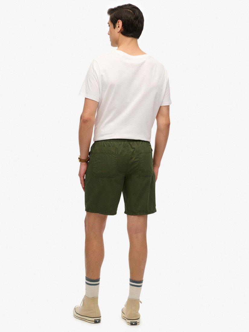 Product image 2 of 6, which shows Superdry Essentials Walk Shorts, Army Green, S