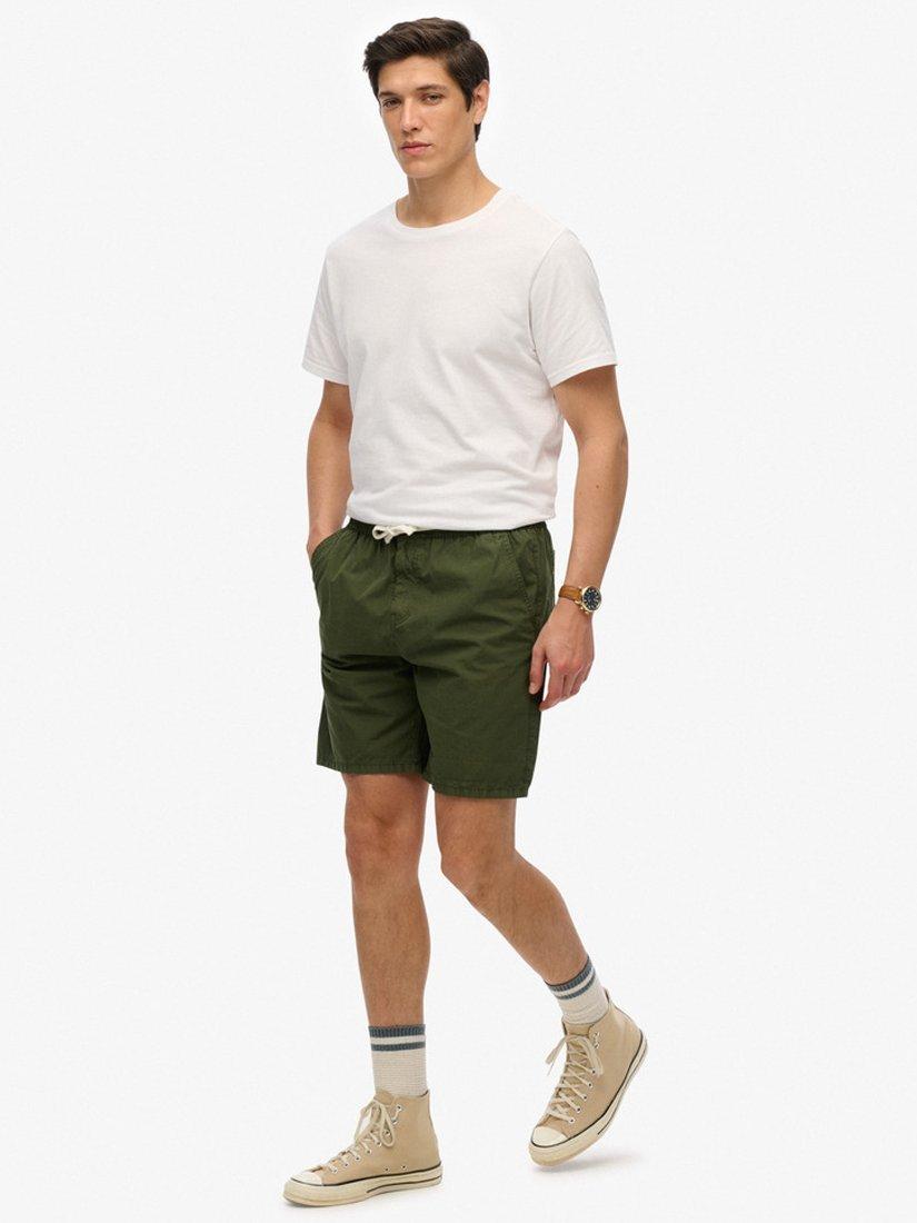 Product image 3 of 6, which shows Superdry Essentials Walk Shorts, Army Green, S