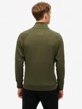Superdry Tech Loose Track Top, Army Khaki Green