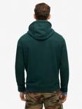 Superdry Athletic Essentials Hoodie, Dark Pine Green