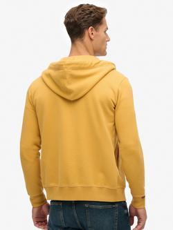 Superdry Essential Logo Zip Hoodie - view 2, Denim Co Ochre Brown