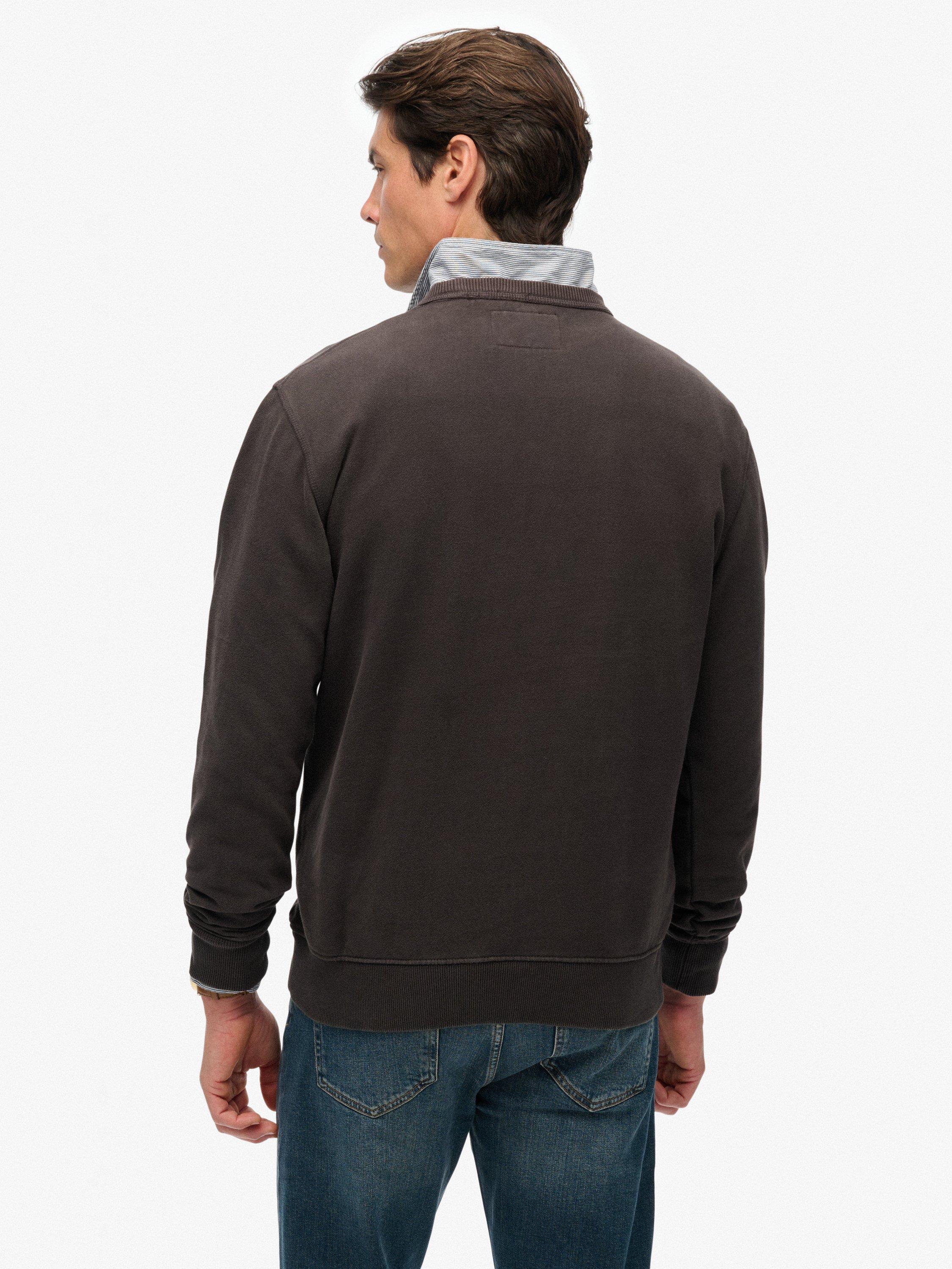 Product image 2 of 5, which shows Superdry Graphic Sweatshirt, Bison Black, S