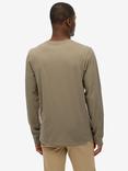 Superdry Cotton Regular Fit Long Sleeve Classic Essential T-Shirt, Vintage Khaki