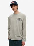 Superdry Cotton Regular Fit Long Sleeve Athletic Essentials T-Shirt