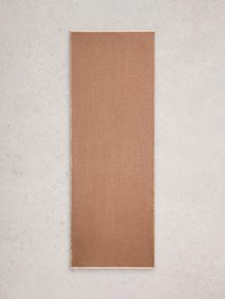 White Stuff Selma Colour Contrast Scarf - view 2, Pale Ivory