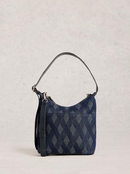 White Stuff Mini Crossbody Bag, Dark Blue