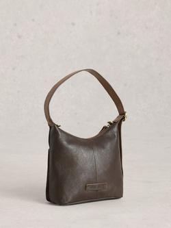 White Stuff Sophie Mini Suede Crossbody Bag, Dk Brown - view 2, Dk Brown