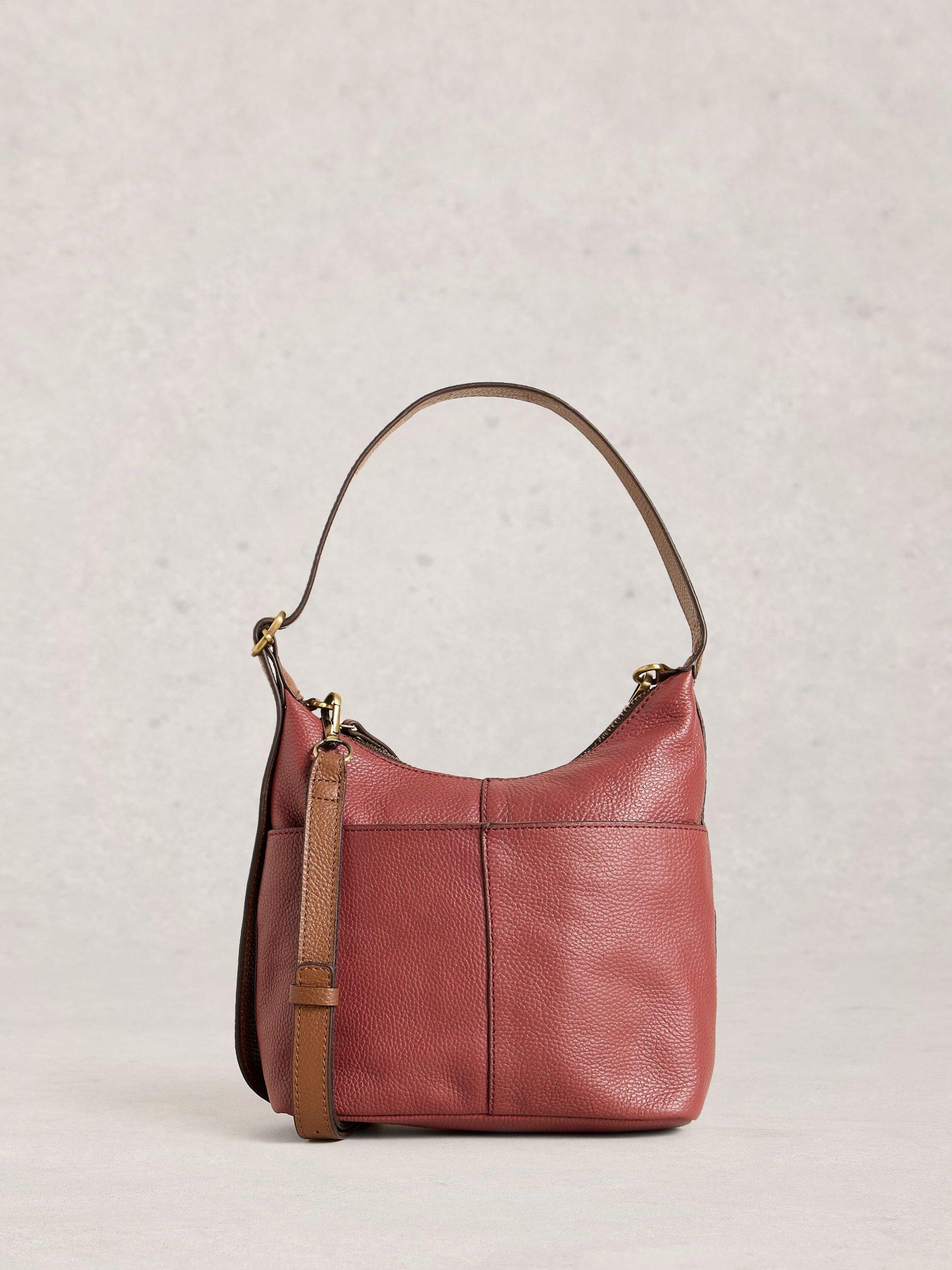 Product image 1 of 4, which shows White Stuff Mini Crossbody Bag, Dark Red