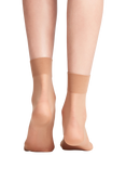 FALKE 20 Denier Pure Matt Ankle Socks, Natural
