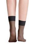 FALKE 20 Denier Pure Matt Ankle Socks, Black