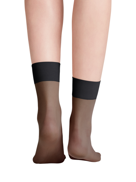 FALKE 20 Denier Pure Matt Ankle Socks - view 2, Black