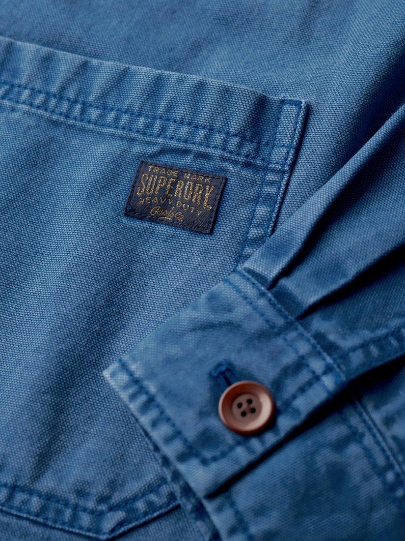 Product image 4 of 7, which shows Superdry Four Pocket Chore Jacket, True Blue, 6