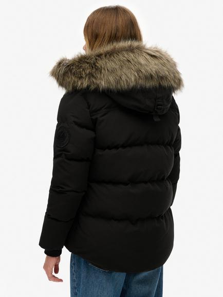 Superdry Everest Five Baffle Puffer Jacket - view 2, Black