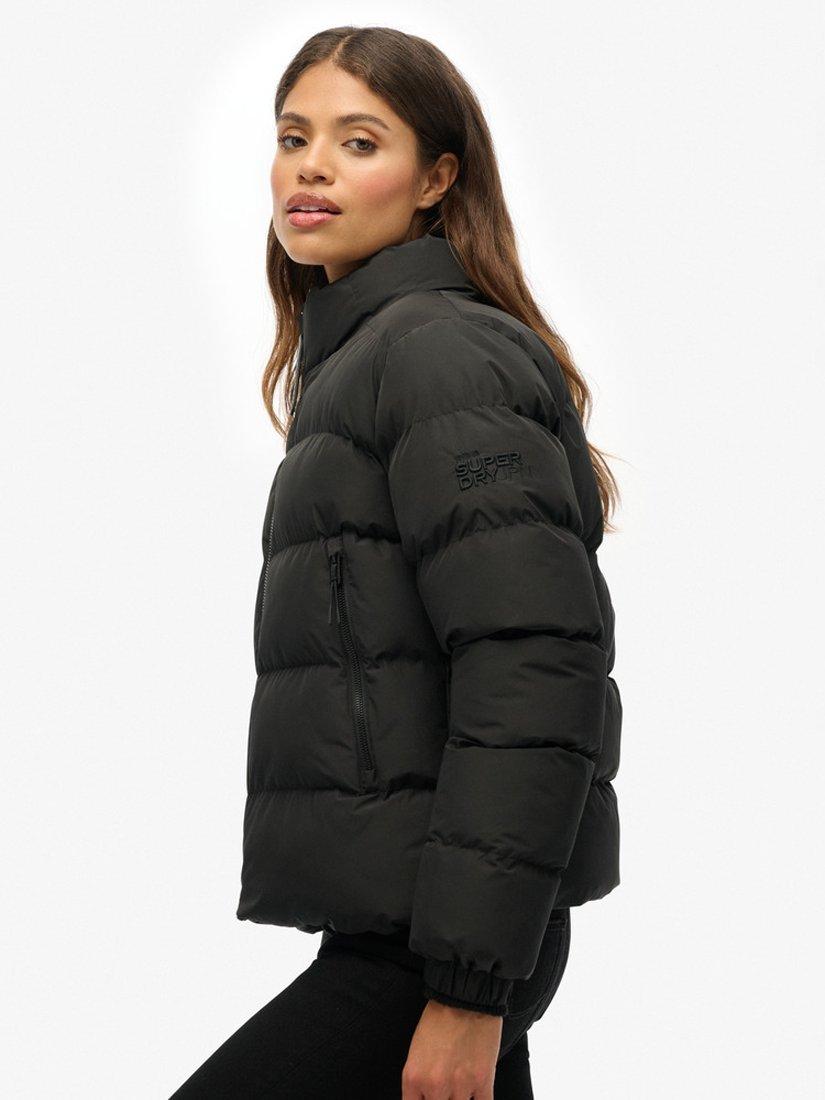 Product image 4 of 6, which shows Superdry Sports Water Resistant Puffer Jacket, Black, 6