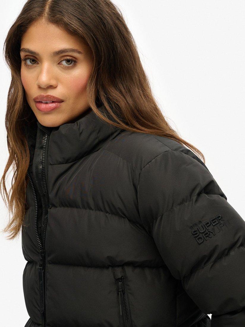 Product image 5 of 6, which shows Superdry Sports Water Resistant Puffer Jacket, Black, 6